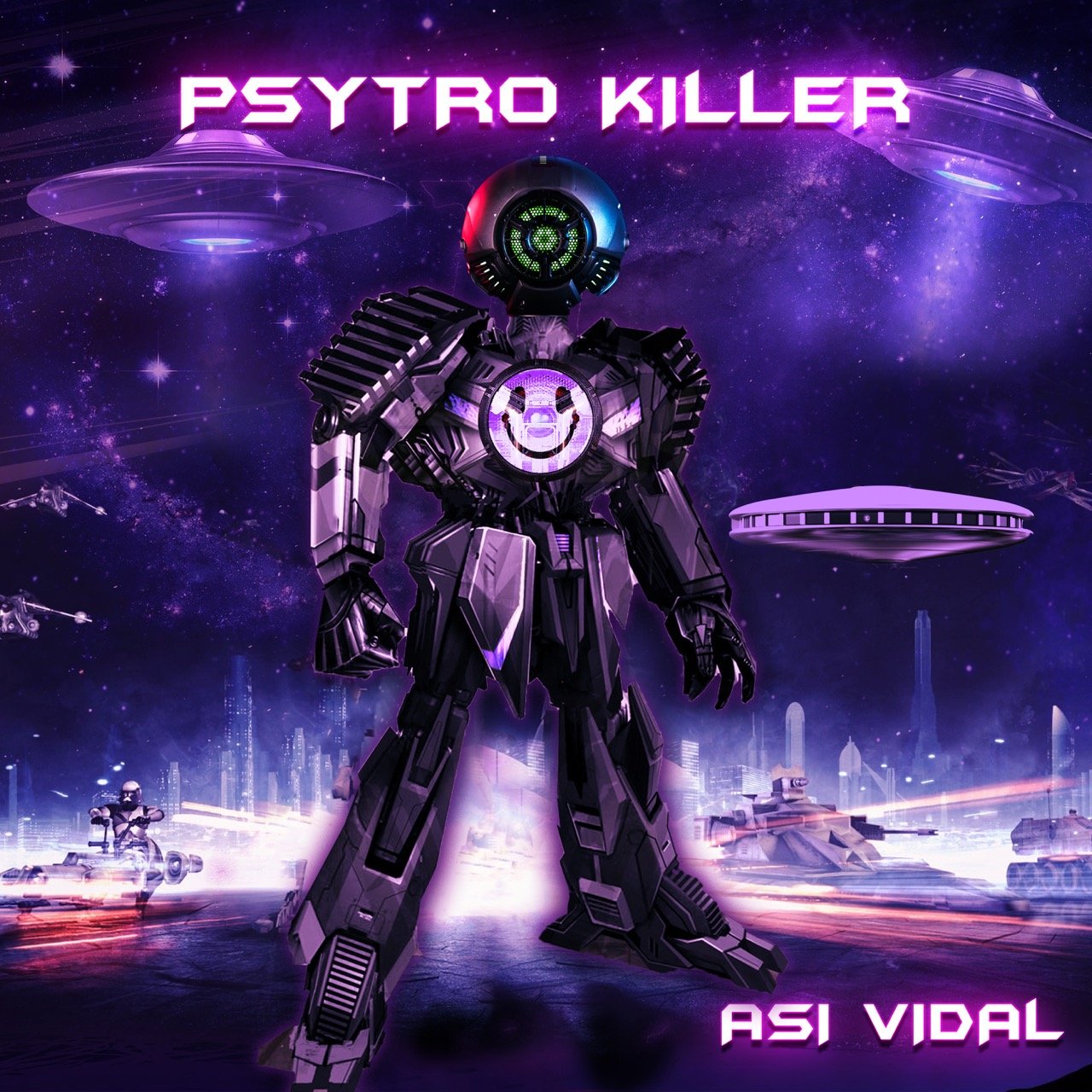Psytro Killer album cover by Asi Vidal